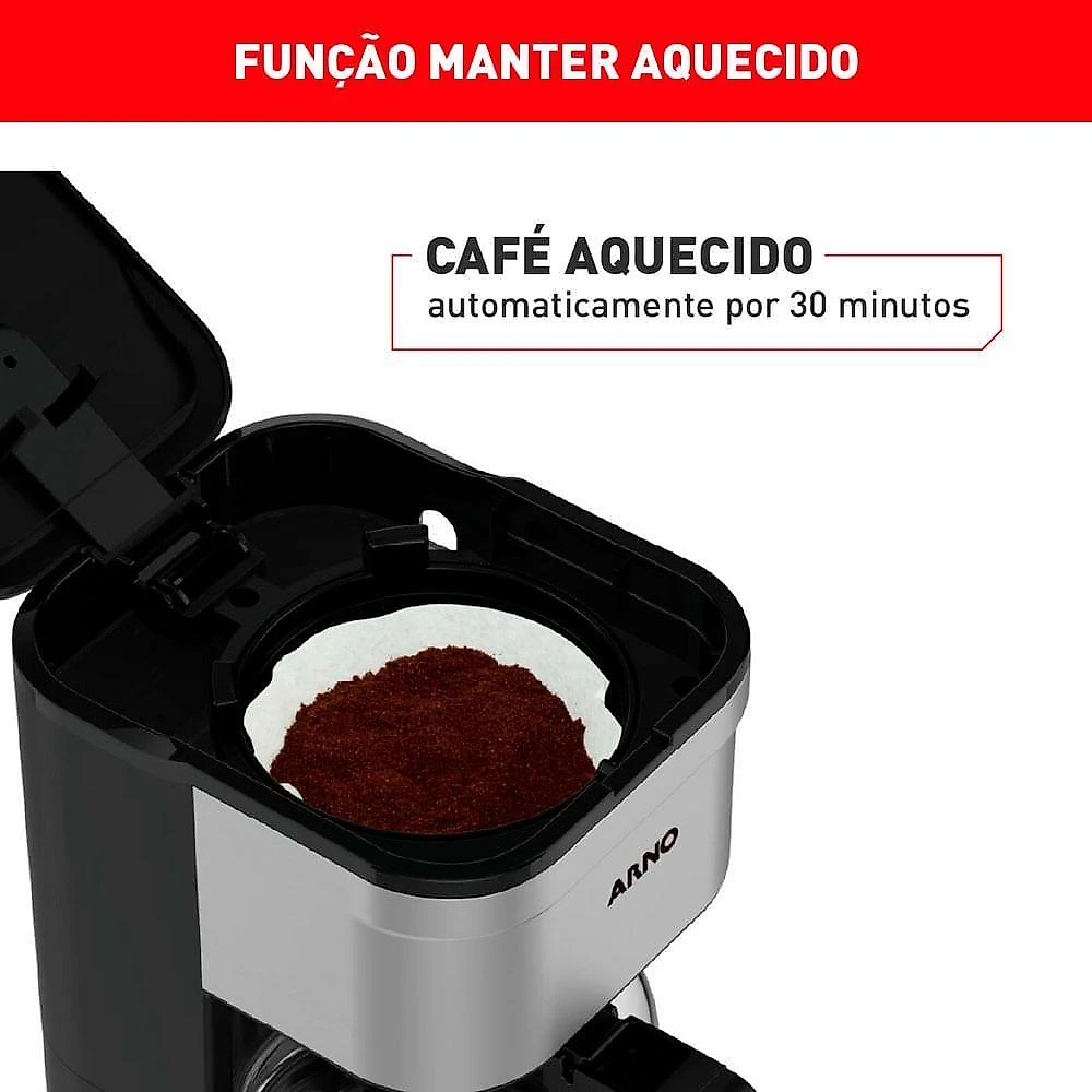 Cafeteira Elétrica Arno Preferita Inox CFPF 110V