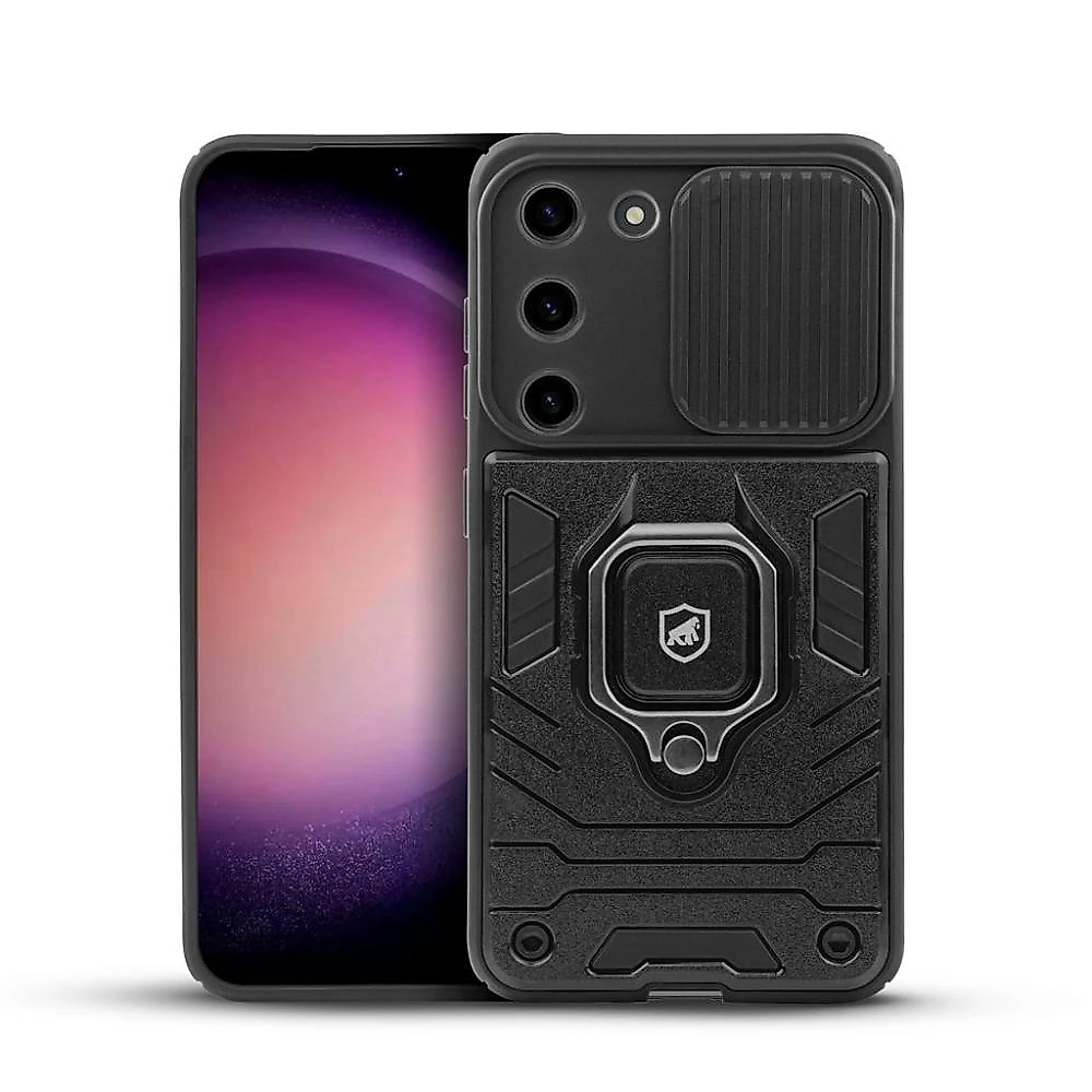 Kit Capa Defender E Película Dual Glass Para Samsung Galaxy S23 Plus - Gshield