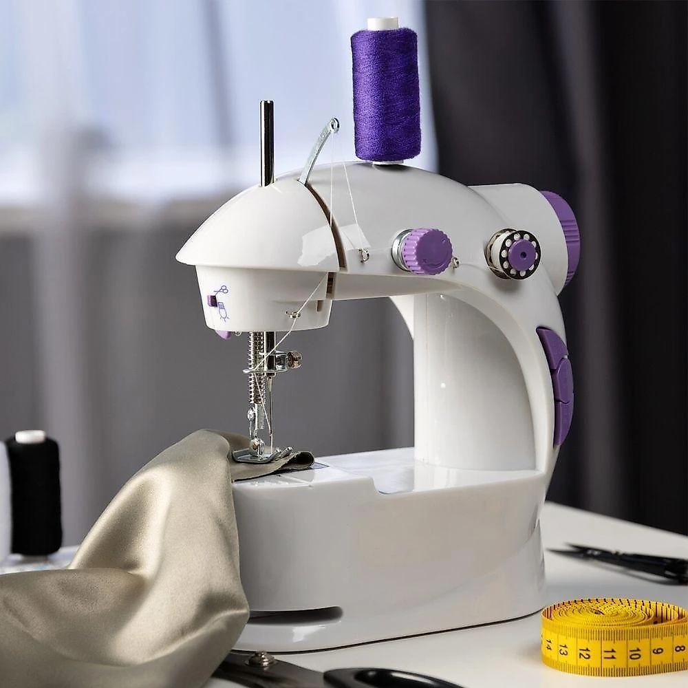 Máquina De Costura Mini Portátil Elétrica Reta Bivolt