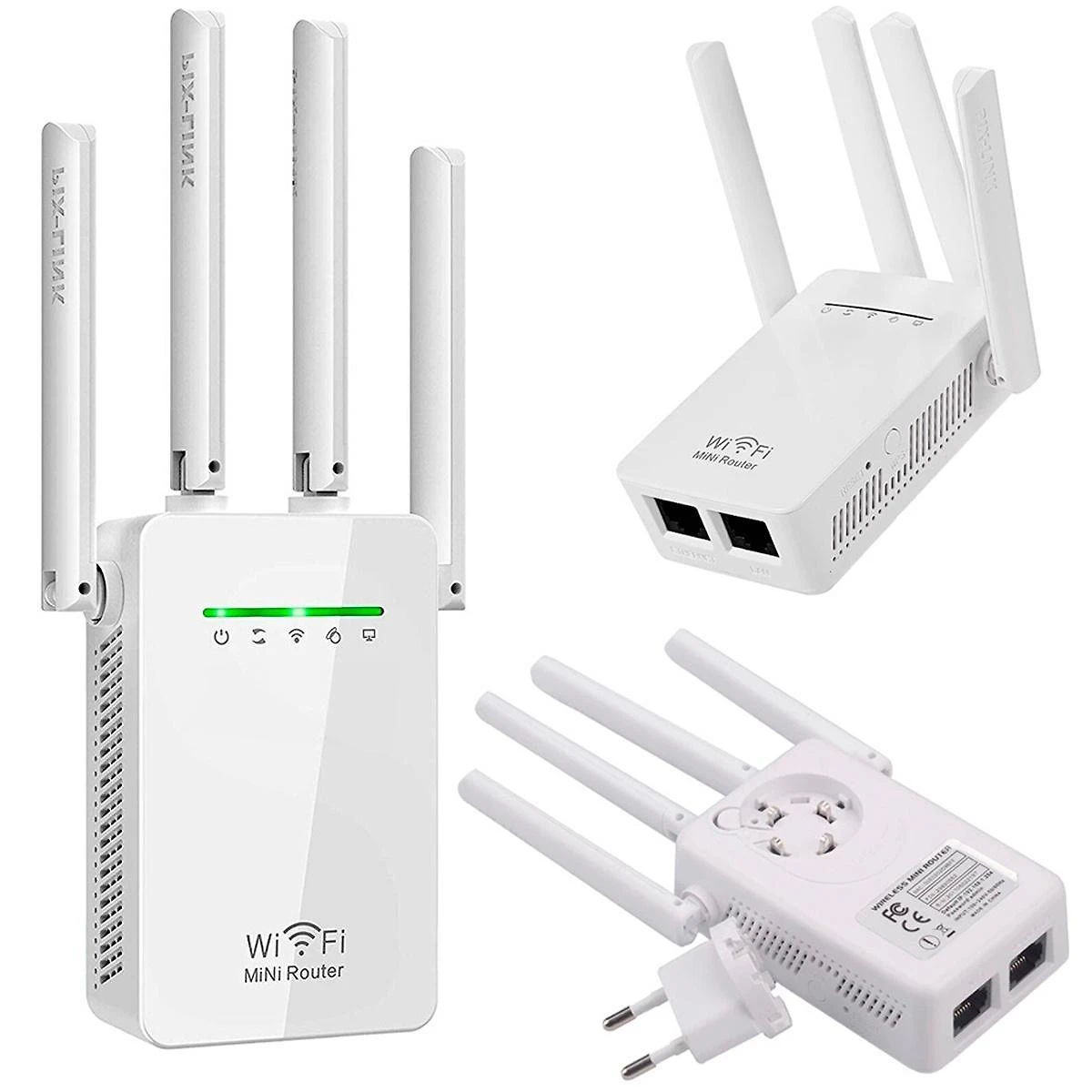 Miniatura Repetidor Sinal Wifi Potente Dual Band