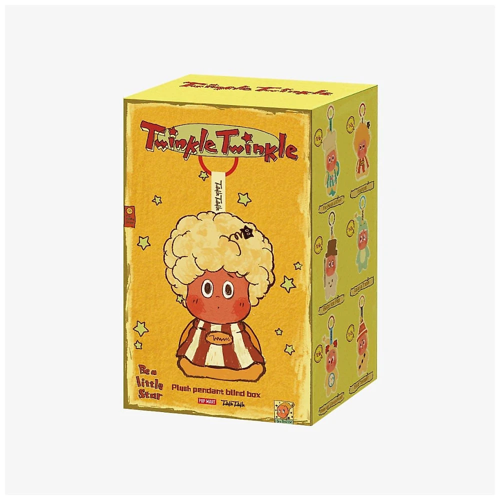 Série de Pingentes de Pelúcia da Pop Mart Estrela Brilhante, Brilhe um Pouco