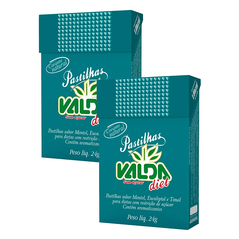 Kit 2 Pastilha Valda Classic 50g