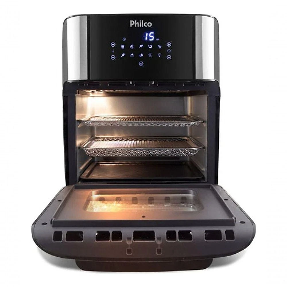Fritadeira Air Fryer Oven Philco Pfr2250v 4 Em 1 12l 1800w. Voltagem:110v