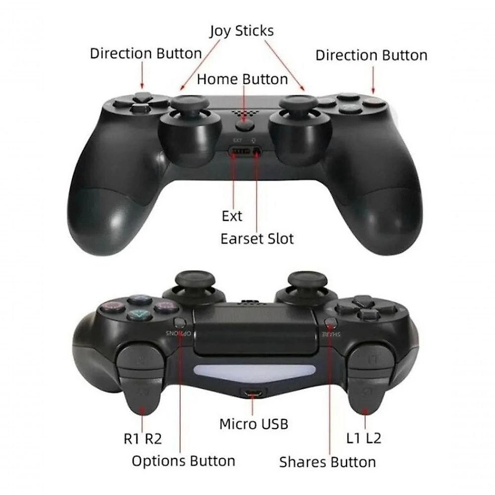 Controle Ps4 Compatível Play 4 Bluetooth Joystick