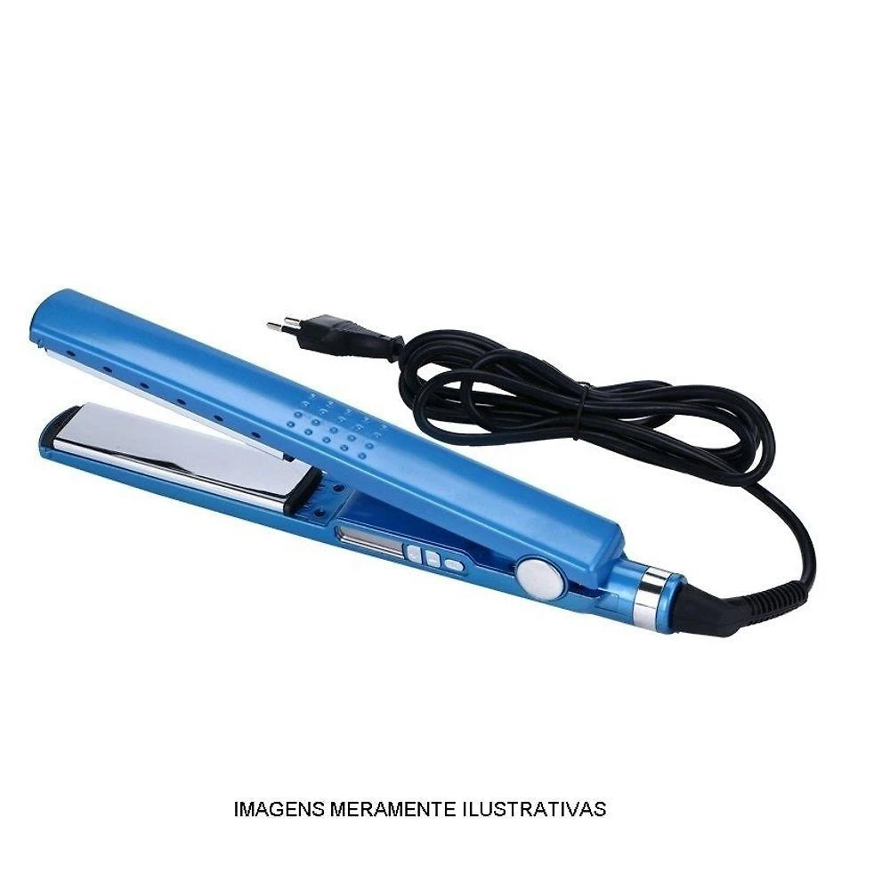 Chapinha Alisadora Para Cabelo Até 450ºf 230ºc Bivolt Azul