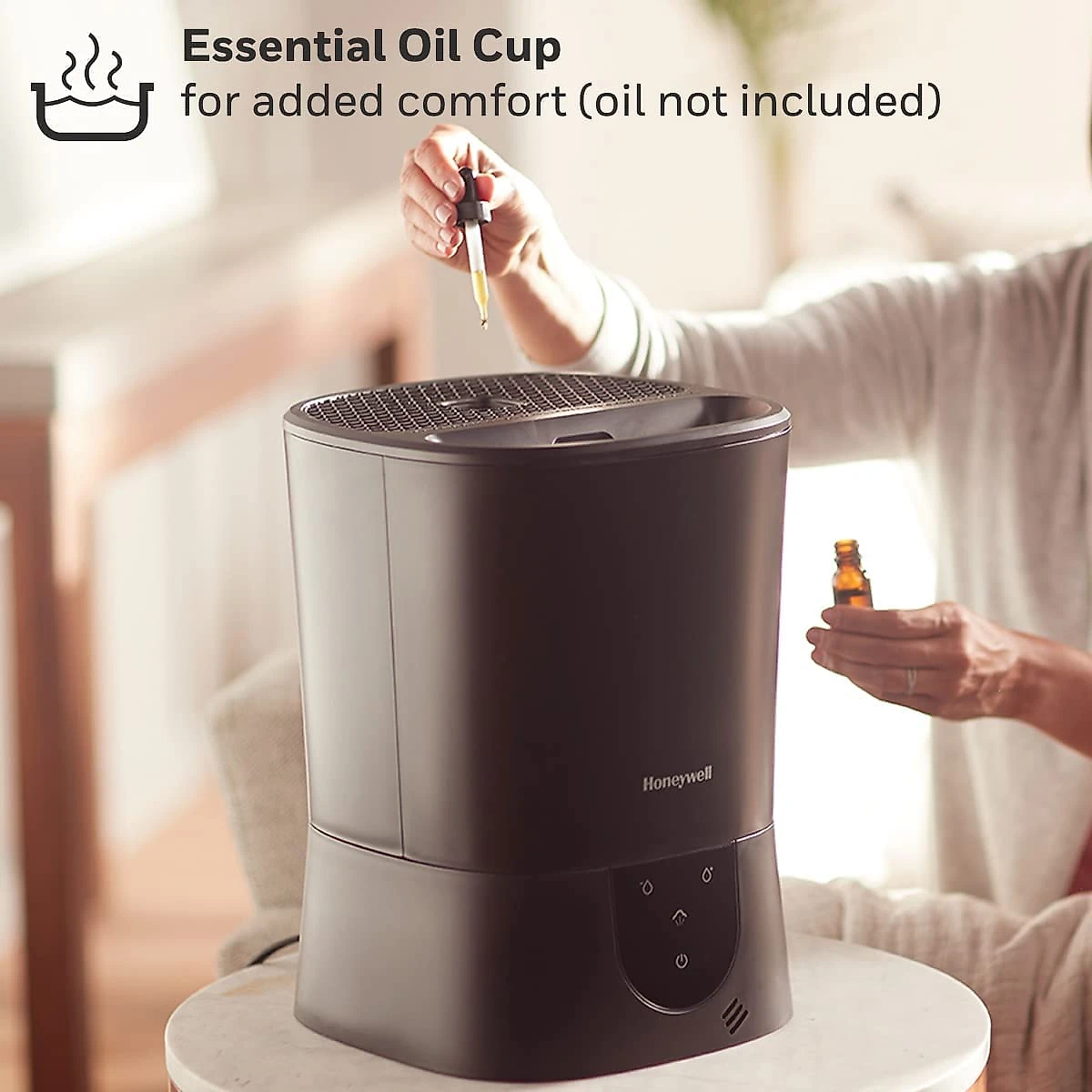 Honeywell Umidificador Ultrassônico Portátil 15L até 24H 11 0V Preto