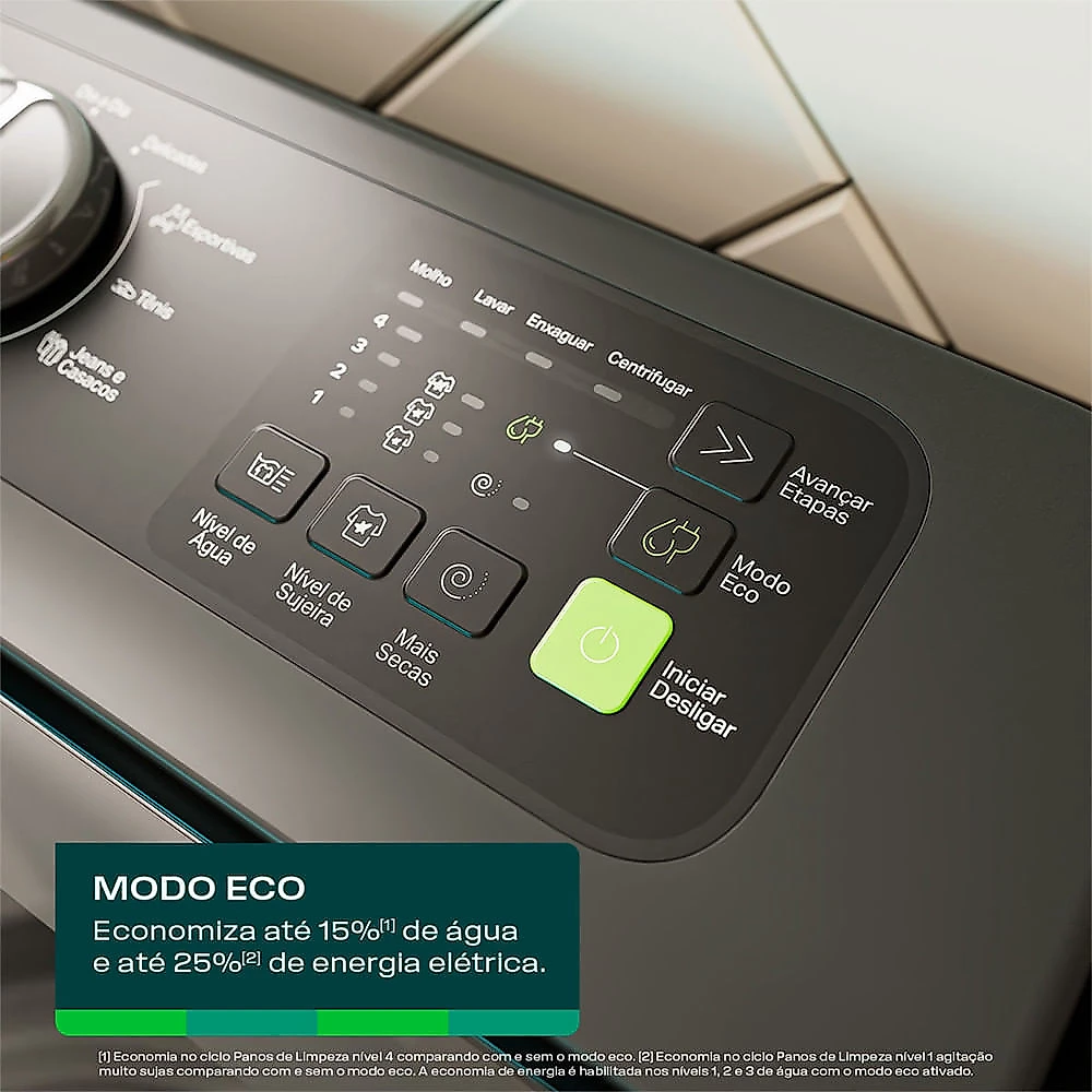 Máquina de Lavar 16Kg Platinum com Modo Eco CWN16A9 Consul Cinza - 110V