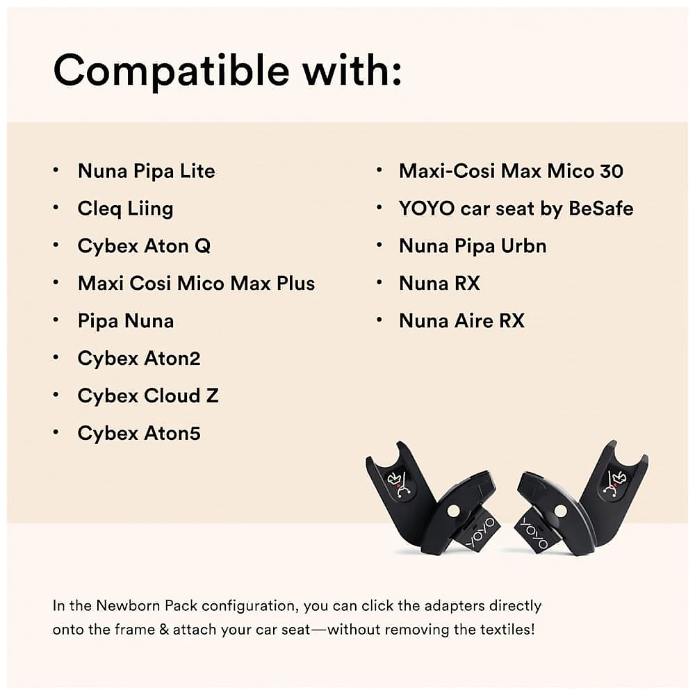 Carrinho de Bebê Stokke YOYO3 Preto/Taupe Dobra Rápida do Recém-Nascido à Criança