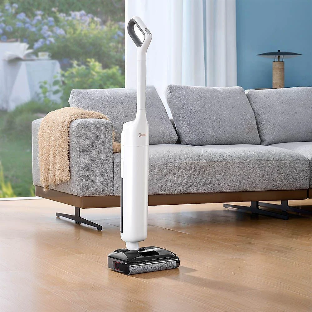 Aspirador de Pó Vertical sem Fio 3 em 1 Midea MVF200BTA-WHBR 200W 600ML Branco Bivolt
