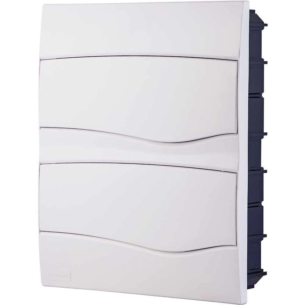 Quadro De Distribuição Tramontina 393 Mm X 322 Mm X 70 Mm Branco Termoplástico