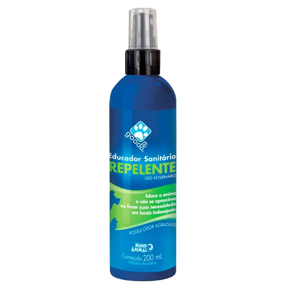 Repelente Educador Sanitário Mundo Animal Good Pet para Cães e Gatos - 200 mL