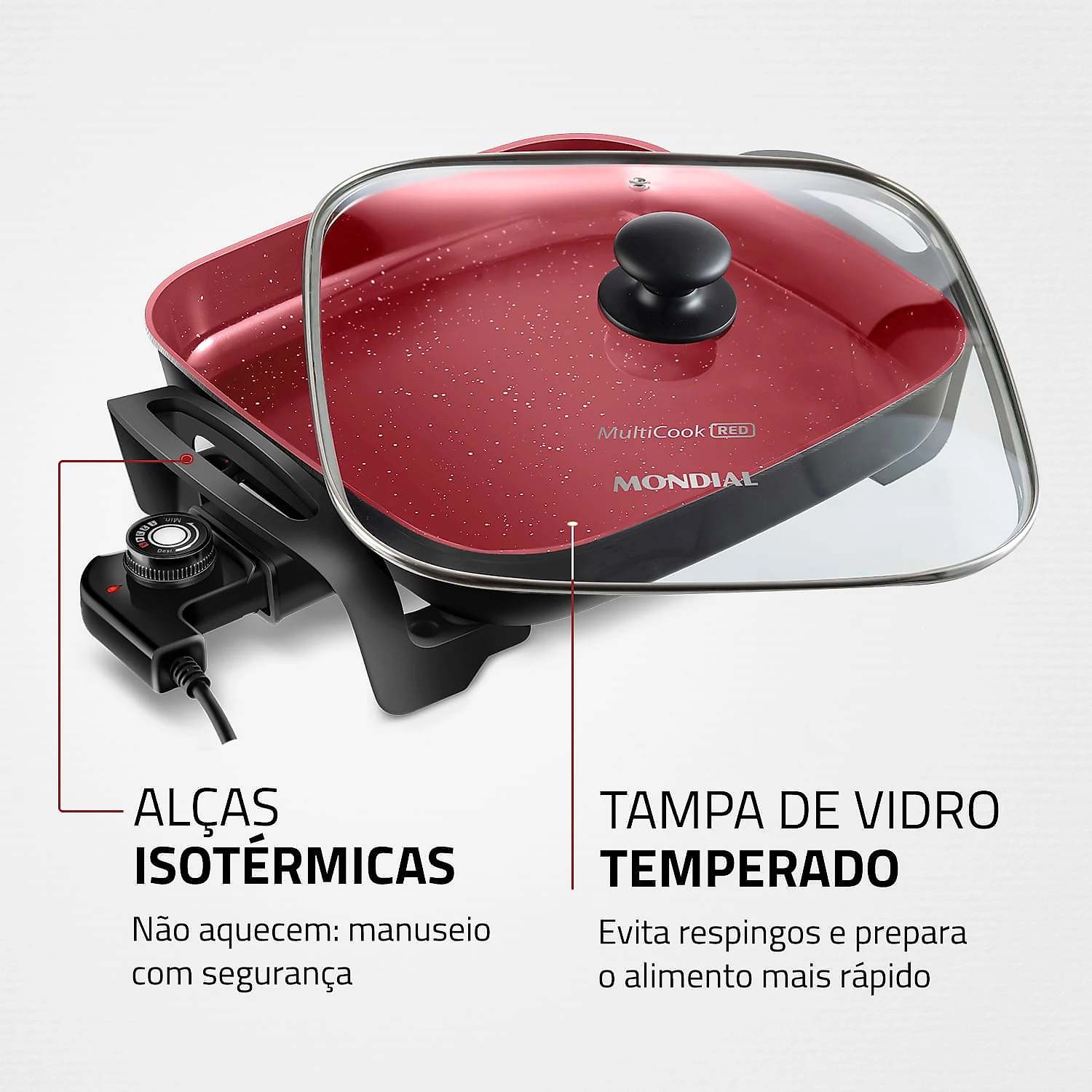 Panela Elétrica Grill Mondial PE-49-RC 127V