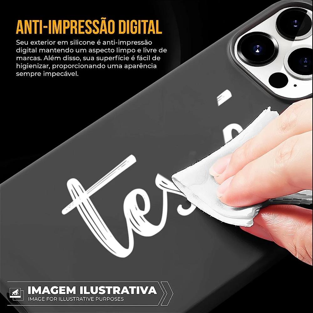 Kit Capa Silicon Premium e Película Hydrogel Privacidade para iPhone 16 Pro - Gshield