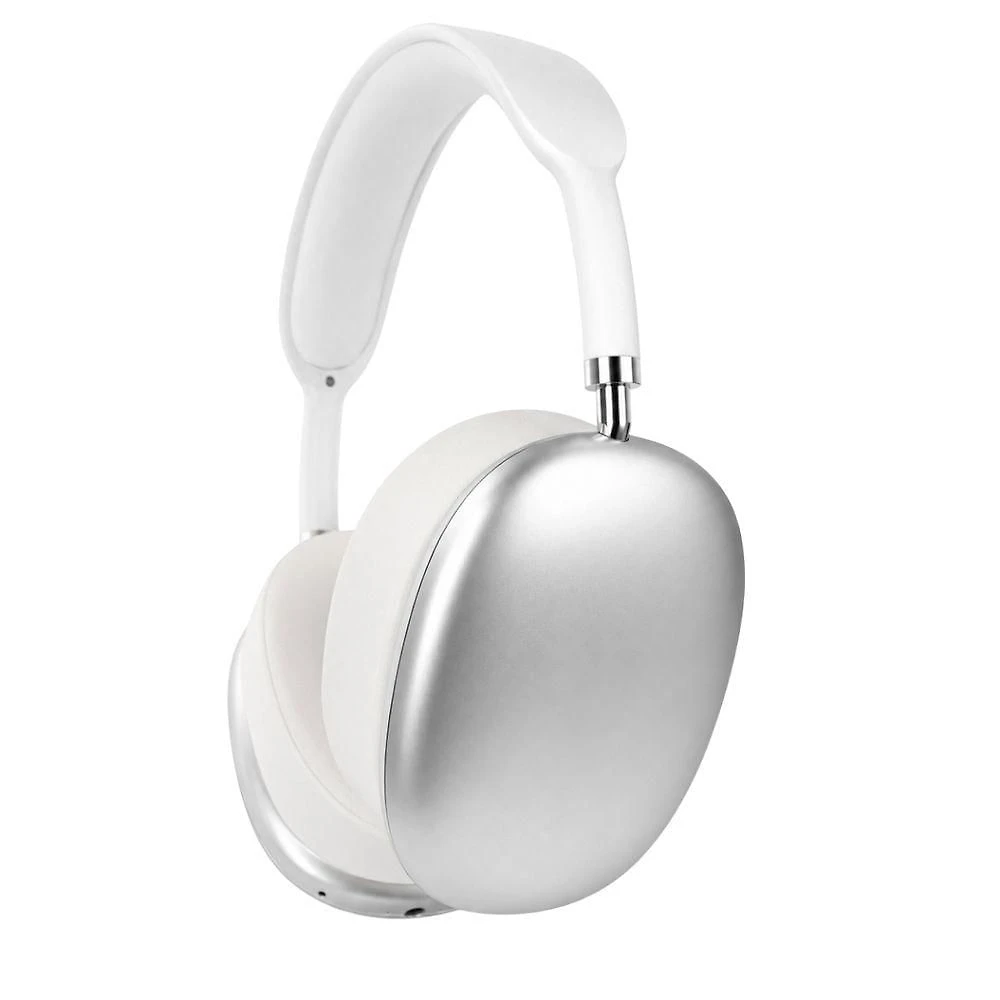 Fone de Ouvido sem Fio MDM para Viagem com Som Estéreo Bluetooth Graves Reforçados Prata