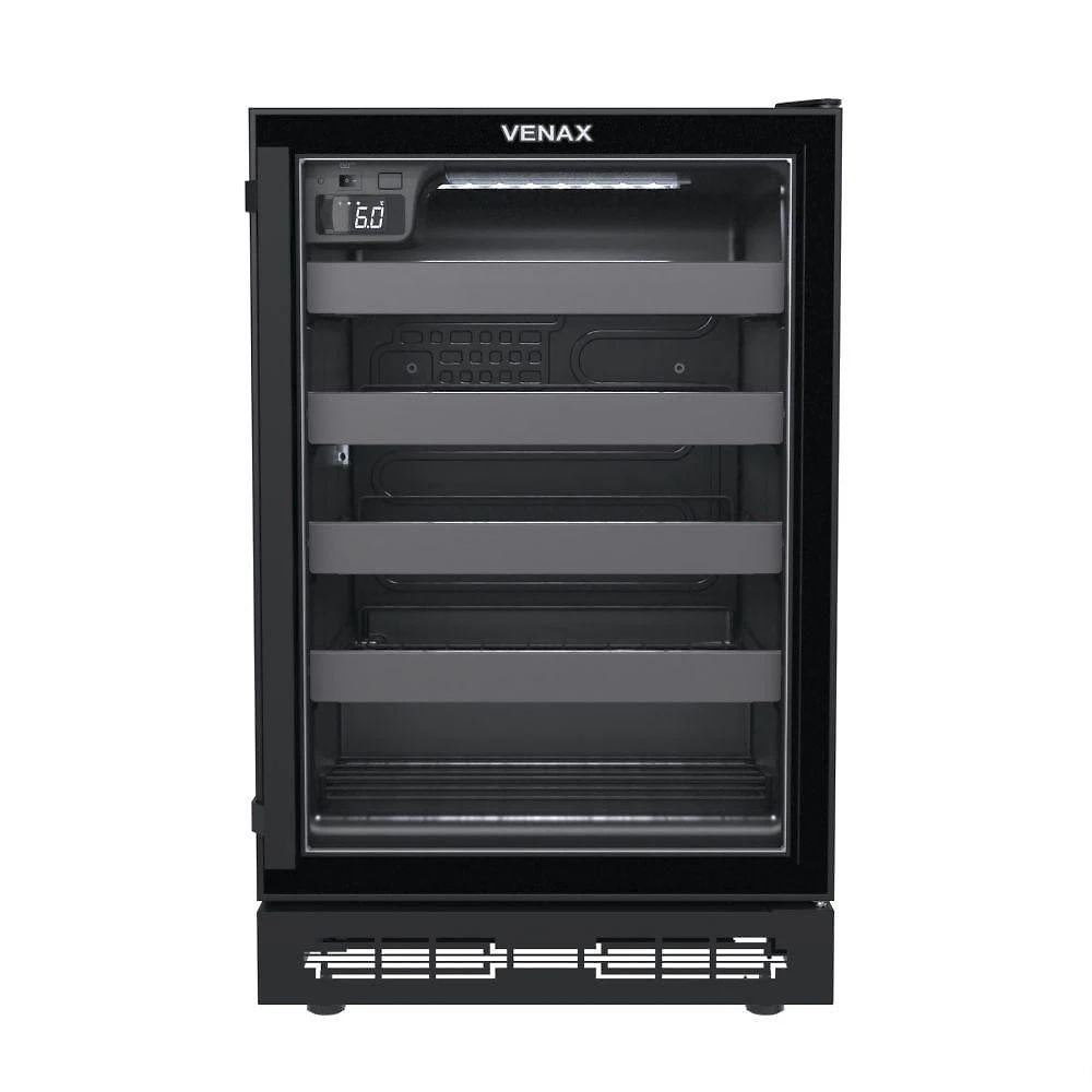 Adega De Embutir Venax Cave In 100 82L Preto Fosco 127V