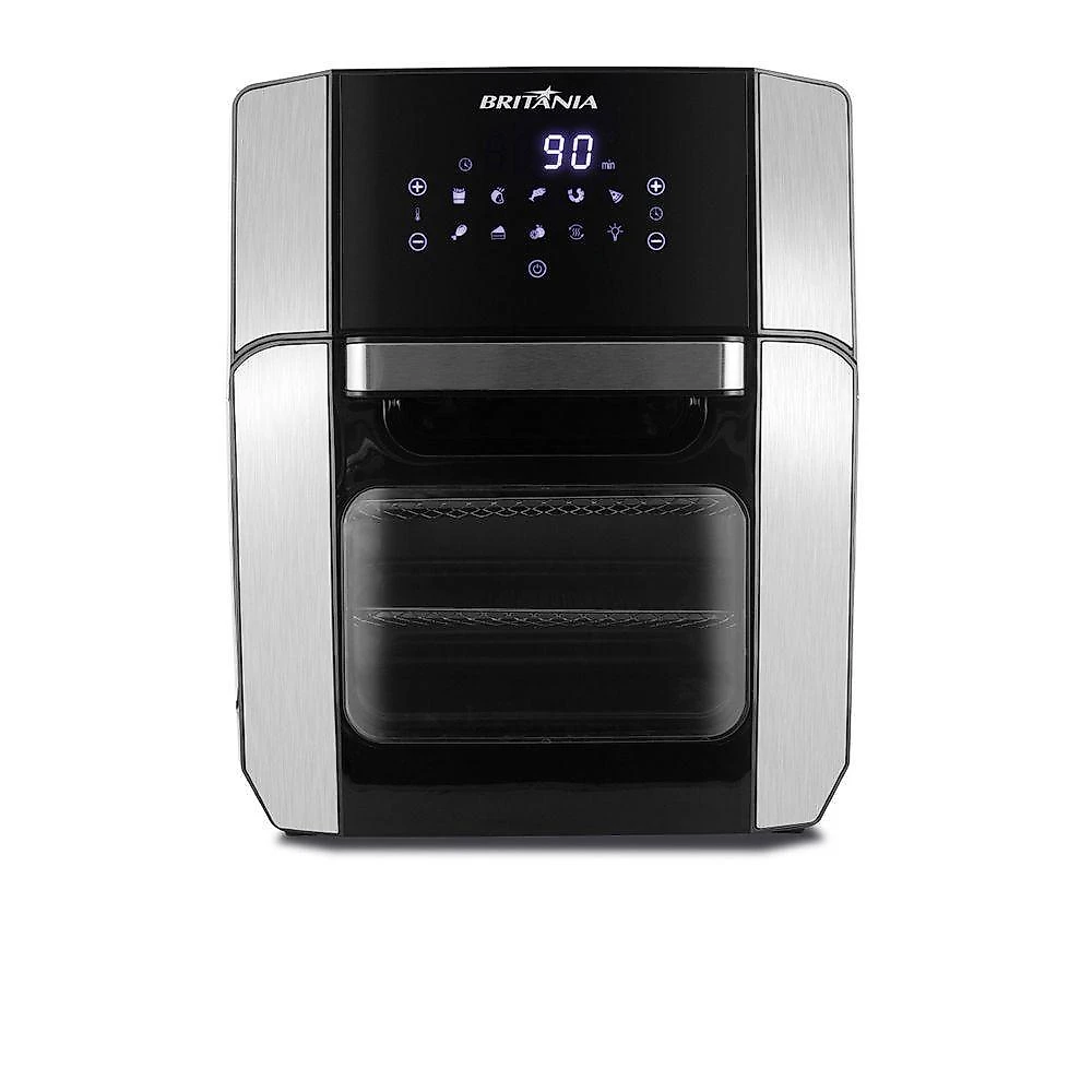 Fritadeira elétrica britânia air fry oven 12 litros preto 127v bfr2100p 063801064 110v