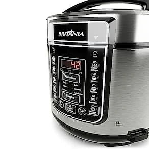 Panela Elétrica de Pressão Britânia BPP05P 5L Revestimento Redstone 110V