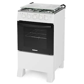 Miniatura Fogão Itatiaia 4 Bocas Star New Com Mesa em Inox e Acendimento Automático - Branco