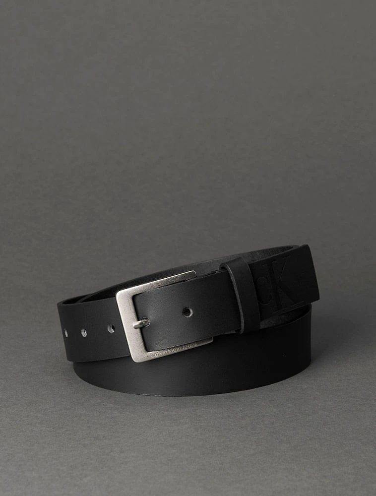 Cinto Masculino Queima Calvin Klein Jeans - Preto