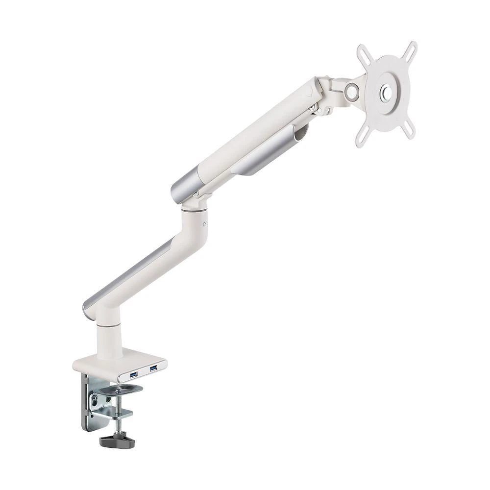 Suporte de Monitor Articulado SM-049B para Monitores 17" a 32" com USB 3.0 Branco Pcyes