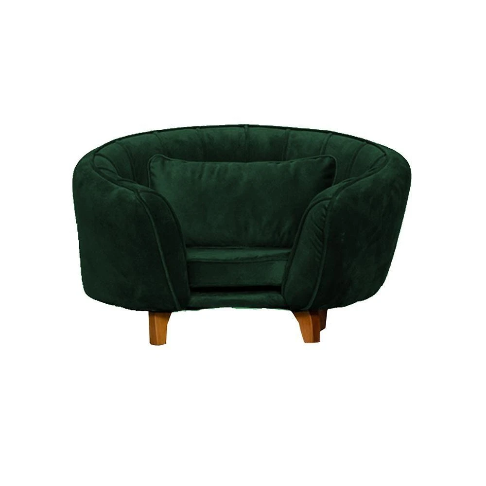 Poltrona Cama Caminha Pet Baby Laddi Veludo Verde Dvinn Verde