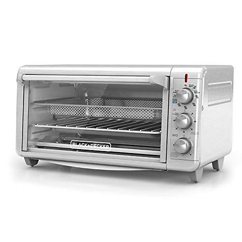 Air FryerForno Elétrico Torradeira Black Decker TO3265XSSD Aço Inoxidável Prata 110V