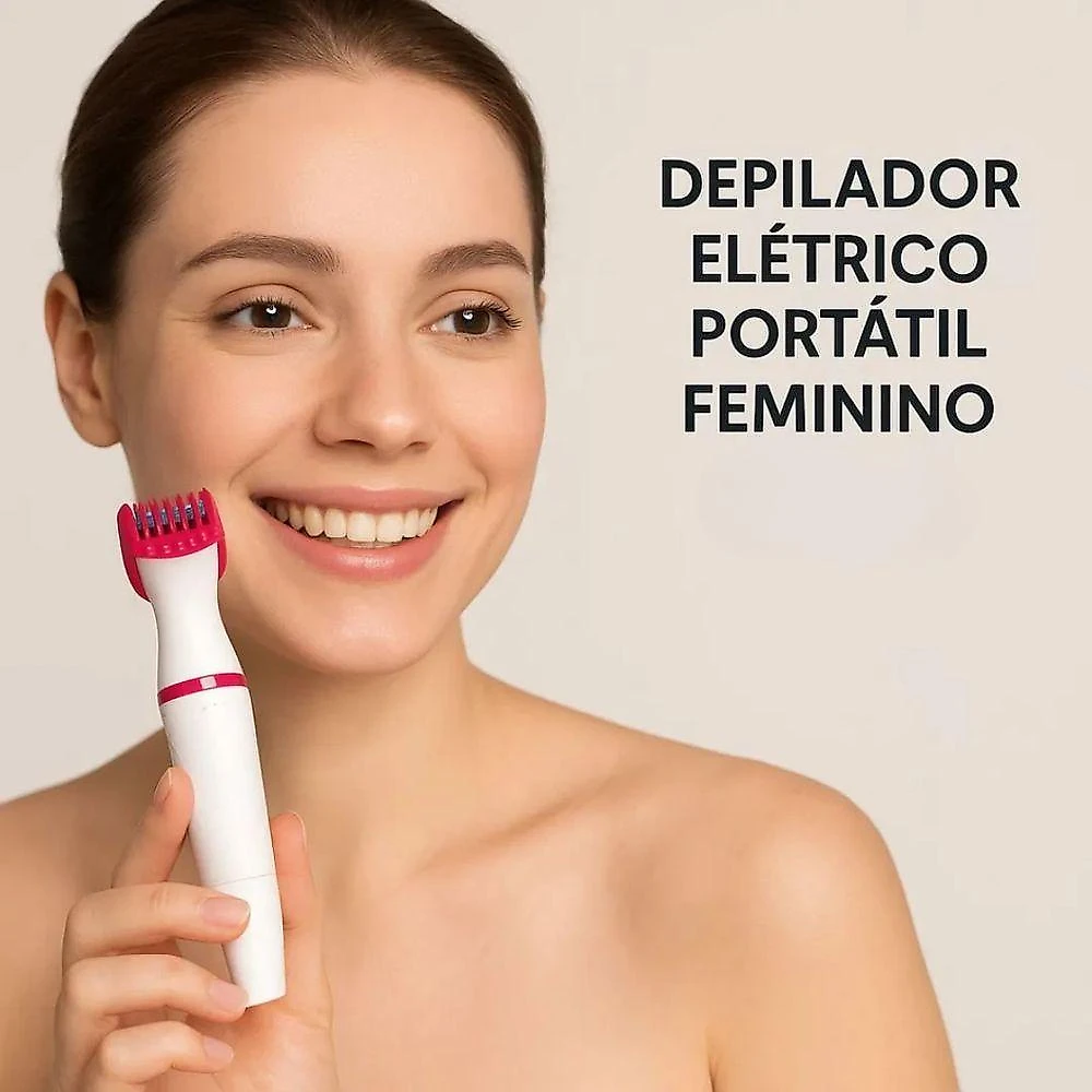 Mini Depilador Elétrico Portátil Depilação Feminina 5 Em 1