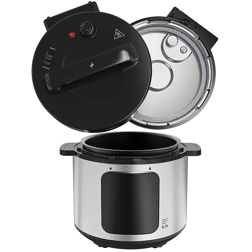 Panela de Pressão Elétrica Digital Oster OPAN930, 220 Volts
