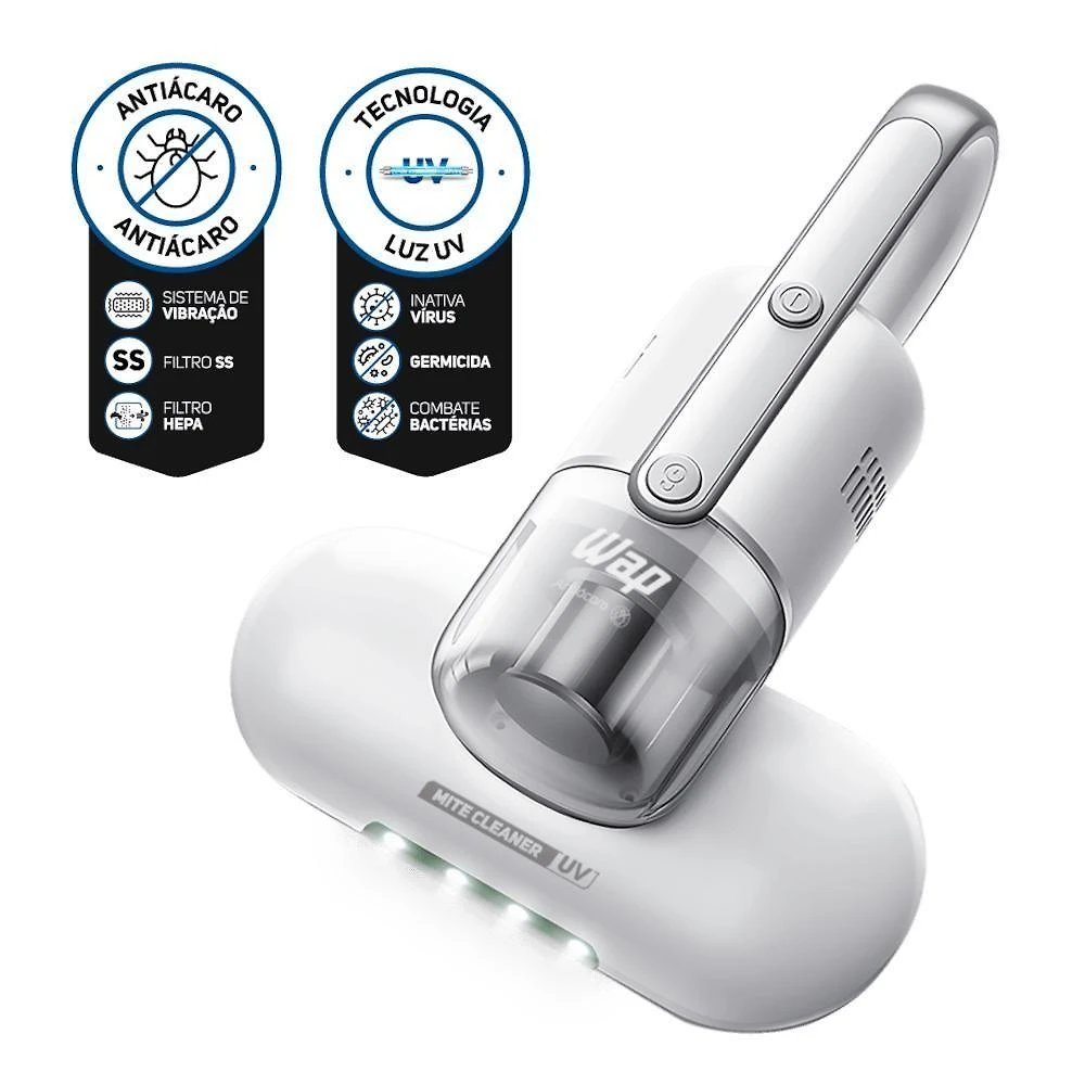Aspirador de Pó Antiácaro com Lâmpada UV WAP Mite Cleaner UV 220V
