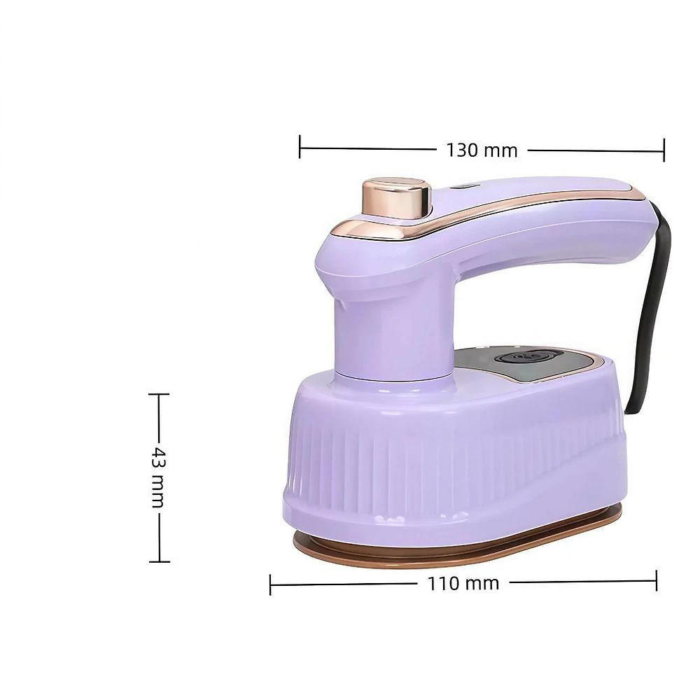 Mini Ferro de Passar de Viagem OEM Compacto Viajante Elegante Roxo1 220V Ou Bivolt