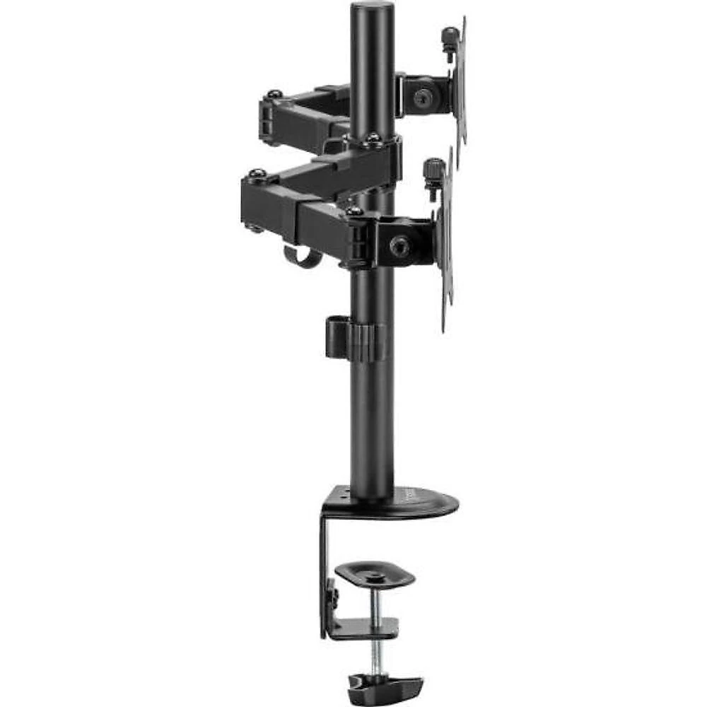 Suporte Articulado para Dois Monitores FK 445S para Telas de 17" a 32" Preto Fortrek