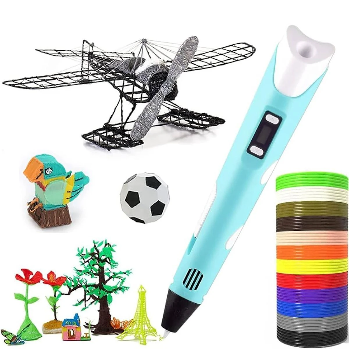Miniatura Caneta 3D Infantil Para Brinquedos 3D