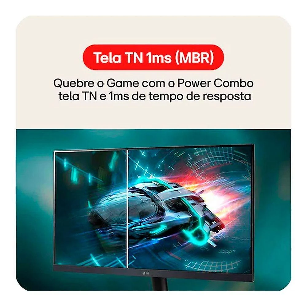 Monitor LG 22U403A-B 22" Full HD 1ms 120Hz Flicker Safe para Trabalho e Jogos