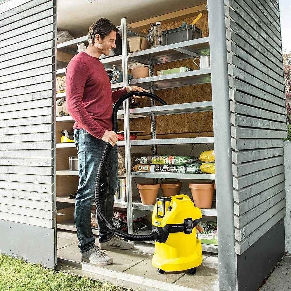 Aspirador de Pó e Líquidos WD 3 Bateria Kärcher 300W - Portátil 17L 36V