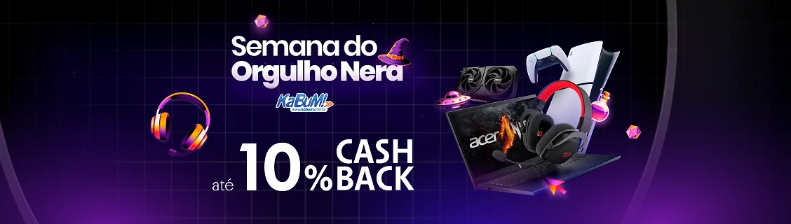 Kabum até 8% de cashback