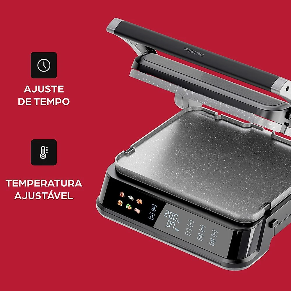 Grill Elétrico WAP com Chapas Antiaderentes Removíveis - WG2000 110