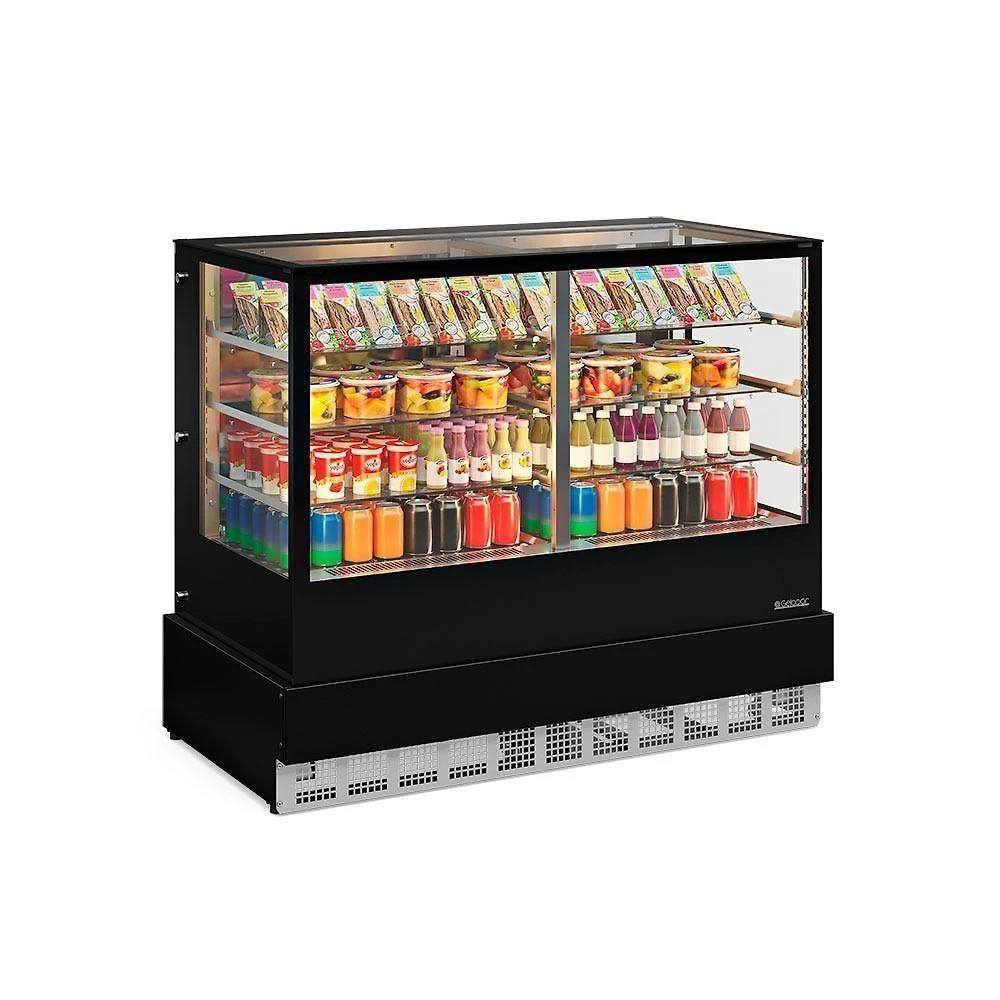 Vitrine Refrigerada Gelopar GGER150PR 150L 2 Portas Preto 220V