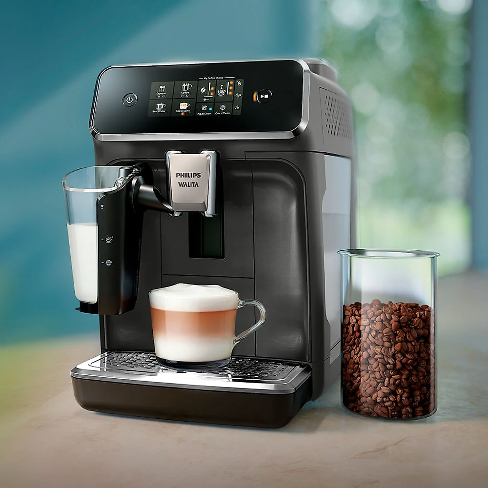 Cafeteira Philips Walita Espresso Superautomática LatteGo Série 2300 Cinza e Preto - EP2330 110