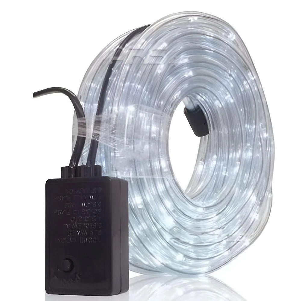 Mangueira De Pisca Led Luzes Fria 8 Funções Amarelo 10m 220v