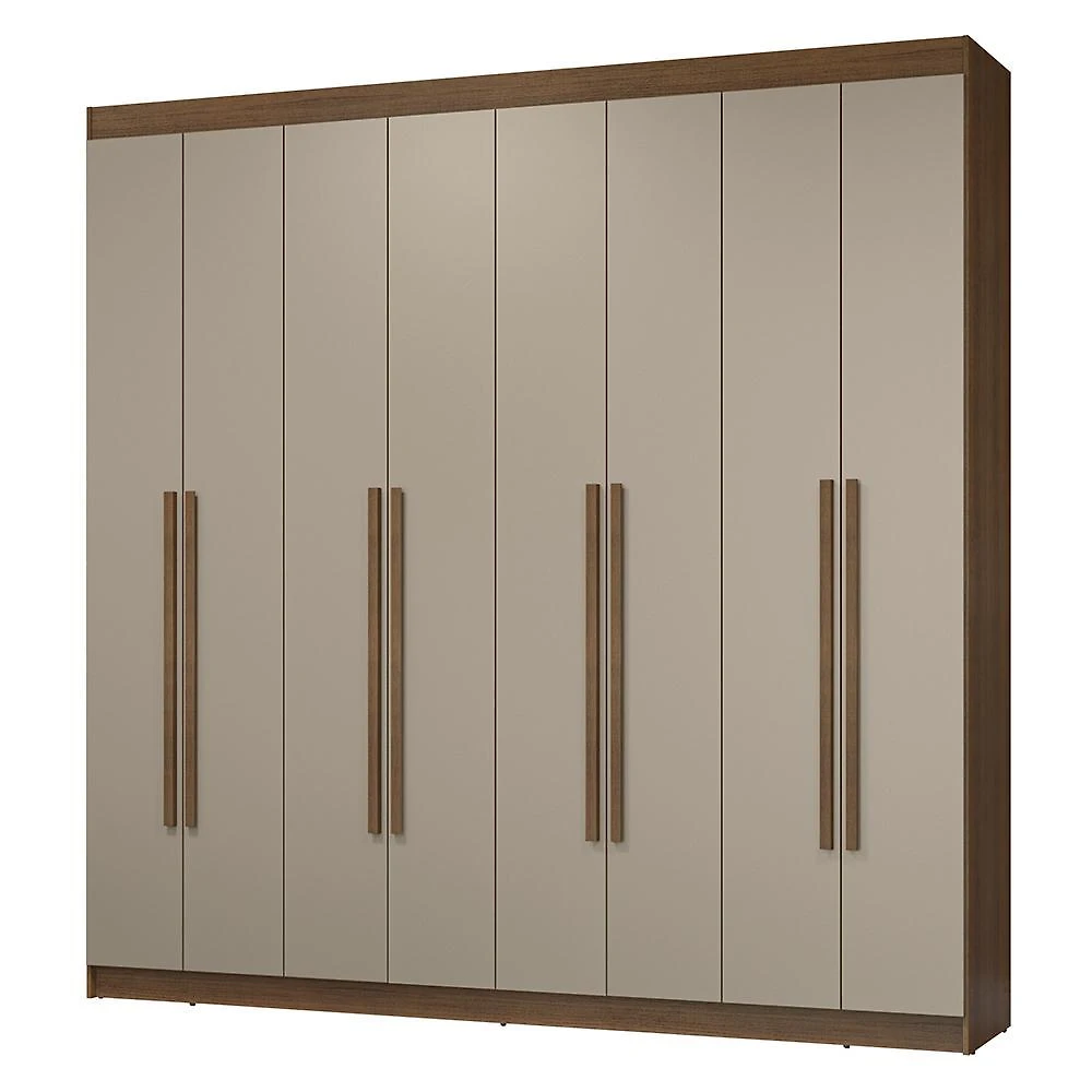 Guarda-roupa casal 8 portas batentes netuno madesa r