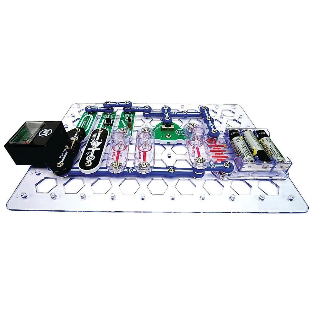 Snap Circuits STEM – Kit Educacional de Eletrônica com Mais de 85 Projetos para Crianças a Partir de 8 Anos