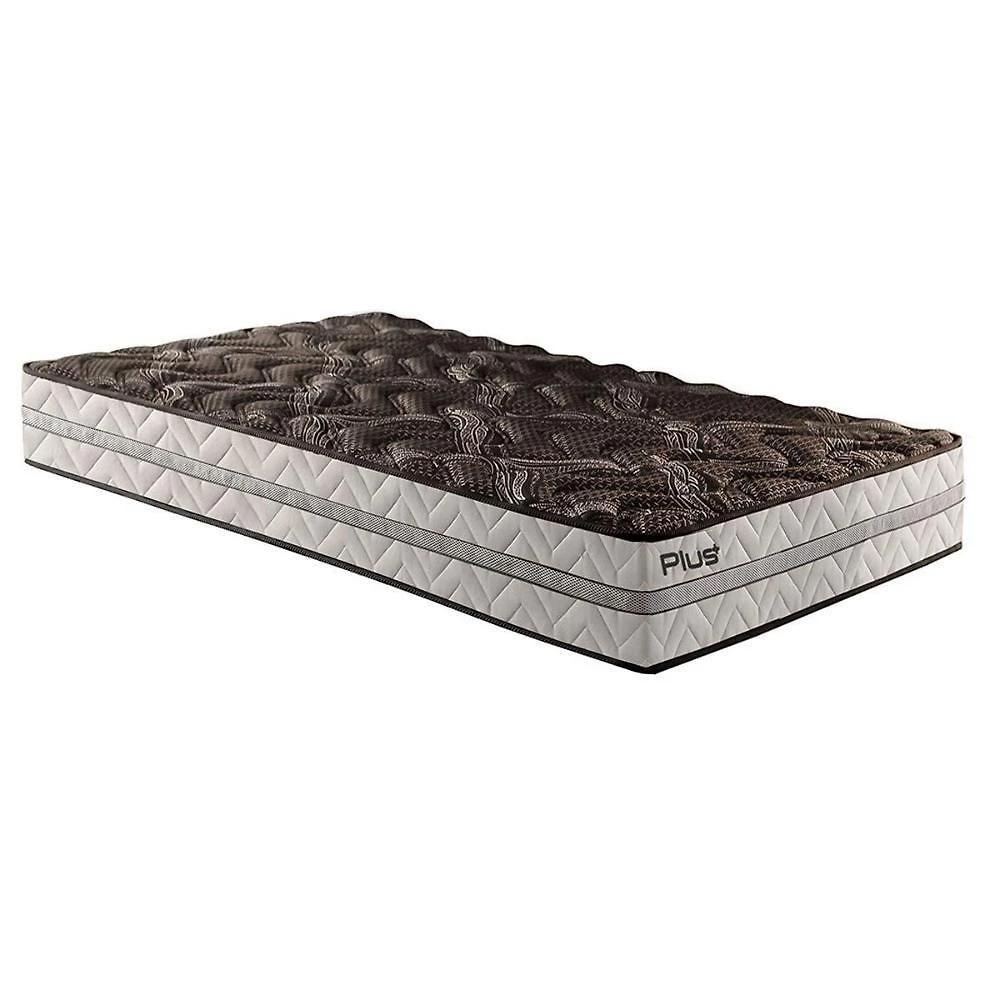 Colchão Solteiro Espuma D33 Pasquale Plus Euro Pillow Black (88x188x30) - Paropas