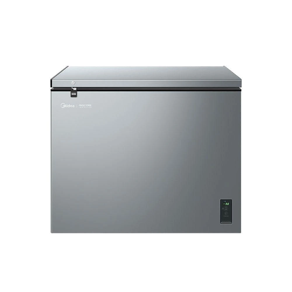 Freezer Horizontal Midea MDRC321FFA503 Frost Free 234L Inverter Filtro Nano Silver Fresh Prata Bivolt