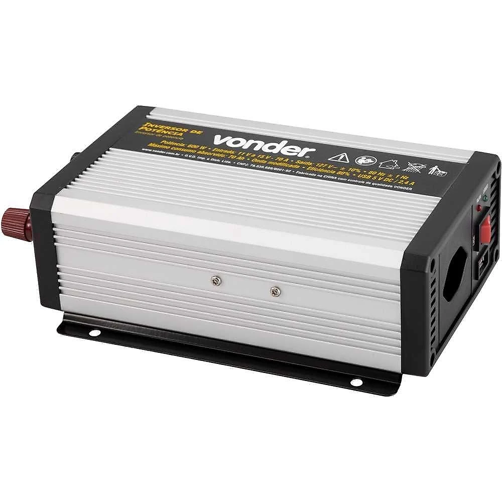 Inversor De Potencia 600W 12V Para Vonder 110V