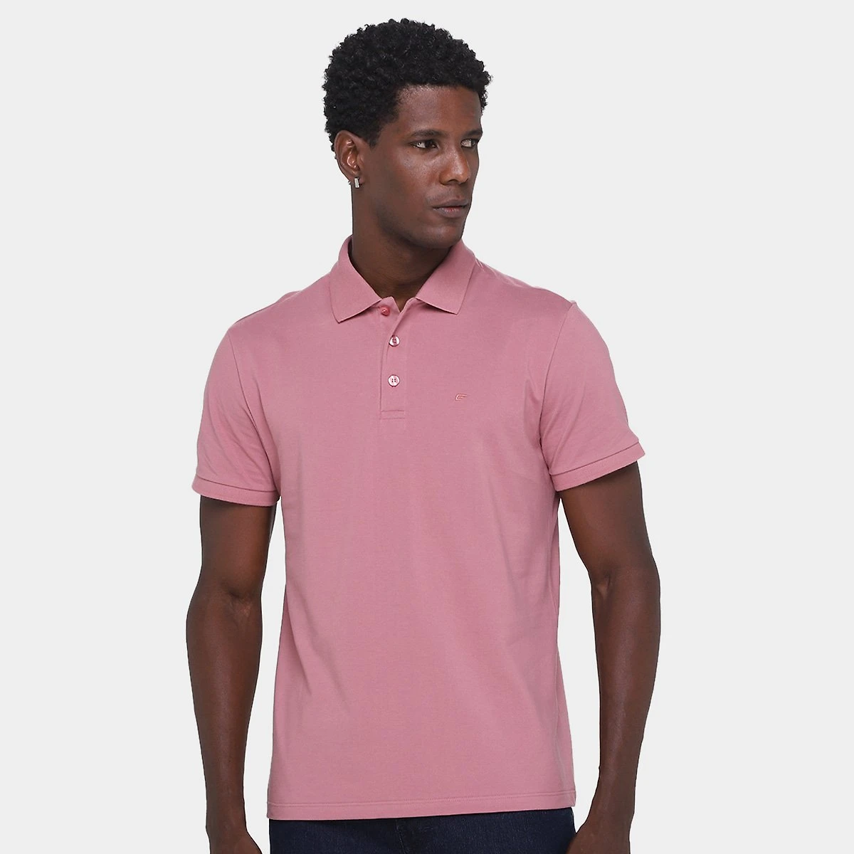 Miniatura Camisa Polo Ellus Masculina Rosa - G
