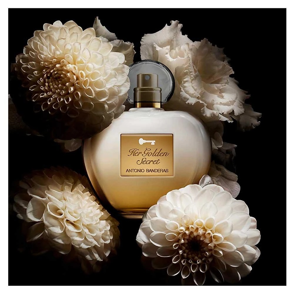 Her golden secret banderas - perfume feminino - eau de toilette 80ml