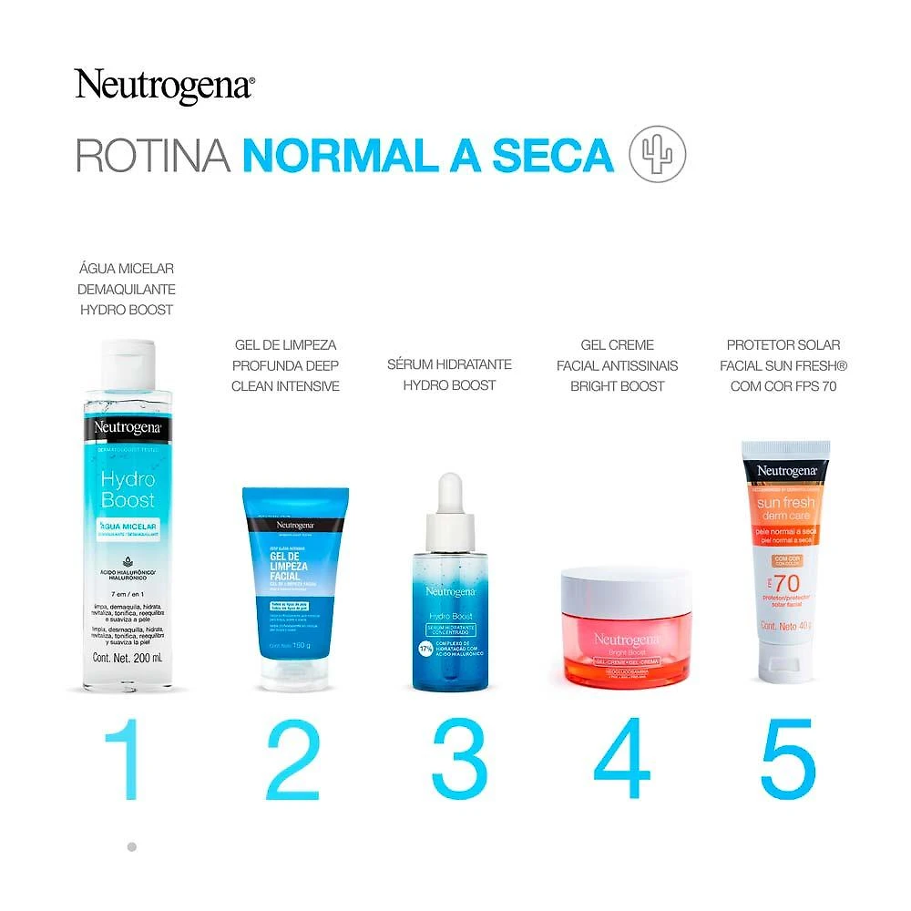 Água micelar neutrogena – hydro boost 7 em 1