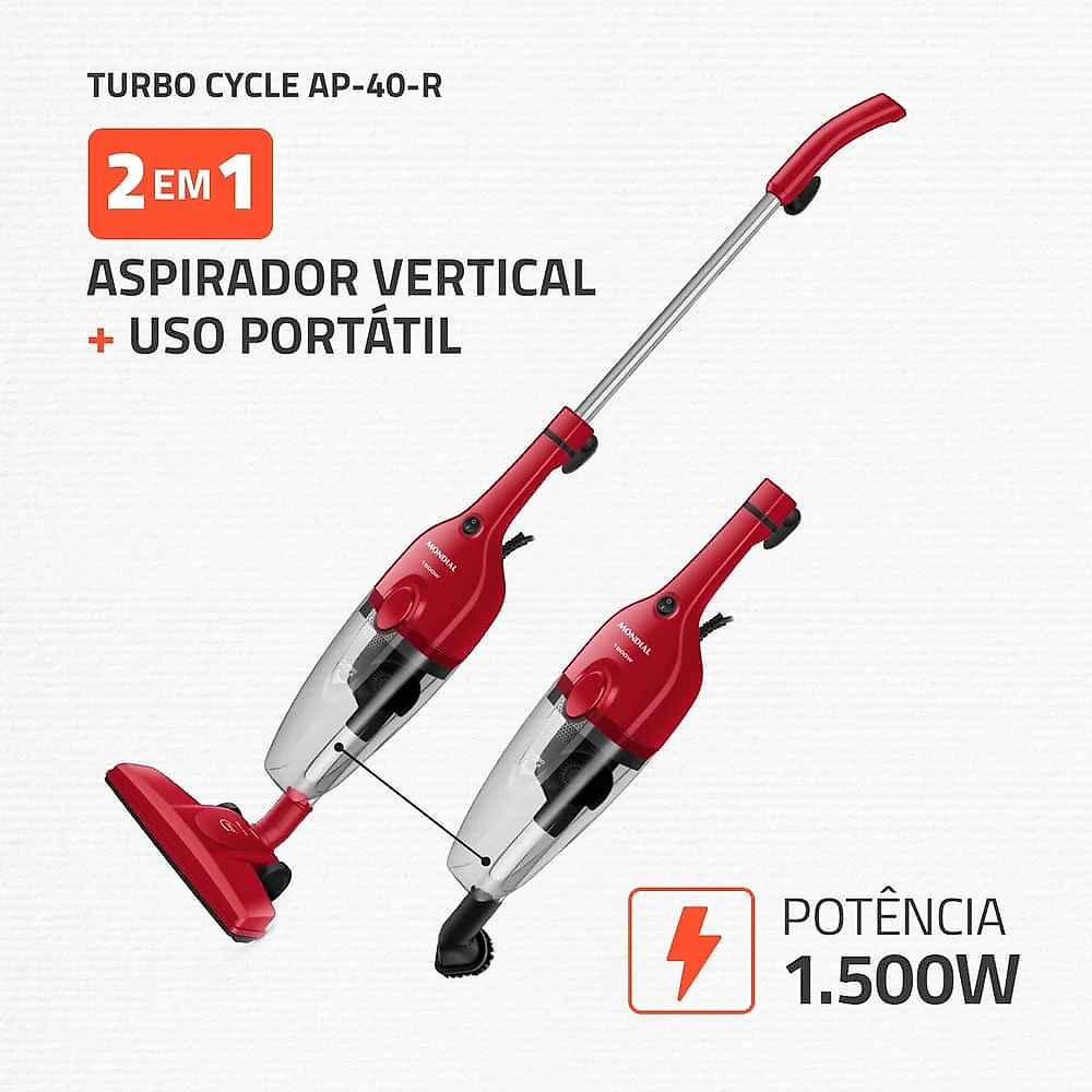 Miniatura ASPIRADOR PO AP-40-R 127V/60Hz