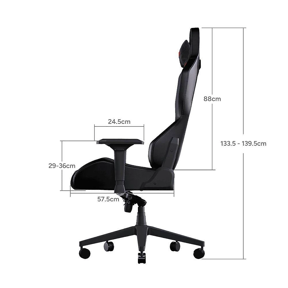 Cadeira Gamer Ergonômica Pcyes Sentinel Cobalt Blue PCSTL-AZ