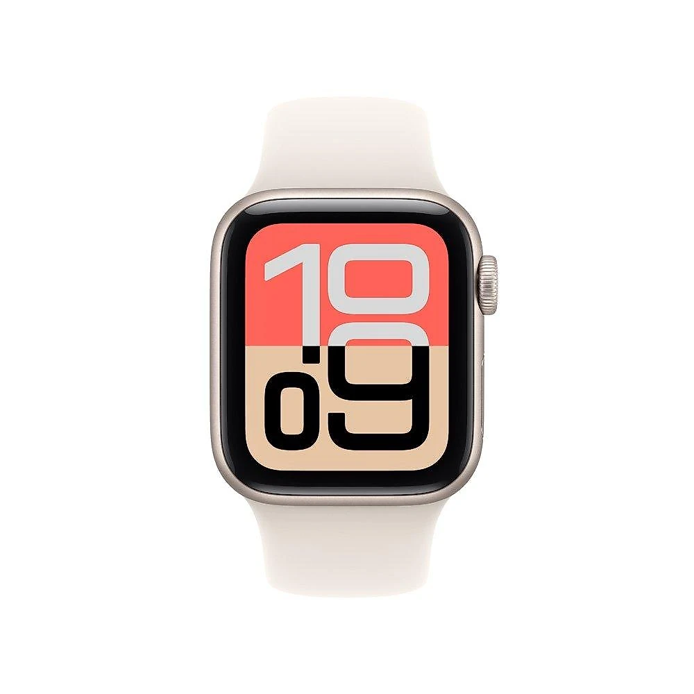 Apple Watch SE 3 GPS + Cellular, Caixa Estelar de Alumínio de 40 mm, Pulseira Esportiva Estelar, Tamanho M/G - MEP74AM/A